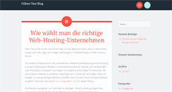 Desktop Screenshot of filines-testblog.com