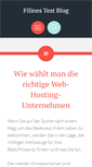 Mobile Screenshot of filines-testblog.com